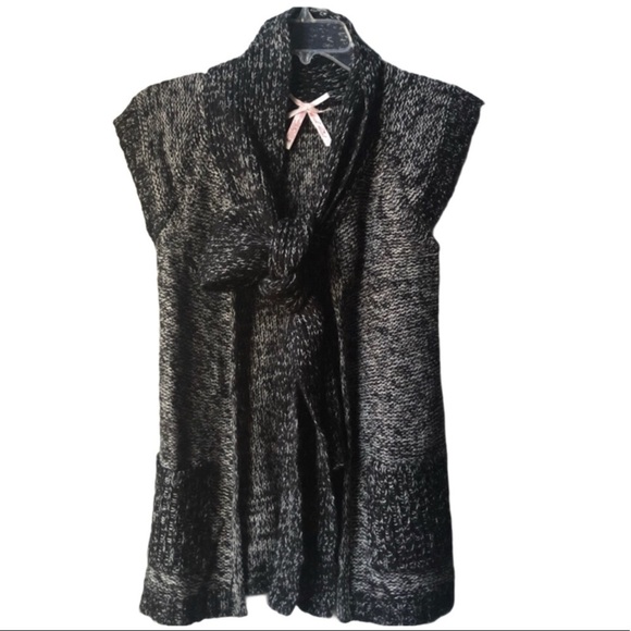 Derek Heart Jackets & Blazers - Derek Heart Cardigan Vest w/ attached scarf Sz Med